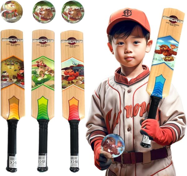 Kids Children Plastic Cricket Bat with Ball Set | Plastic Cricket Bat and Ball Set | Cricket Set with Bat and Ball | Garden Backyard Beach Park
