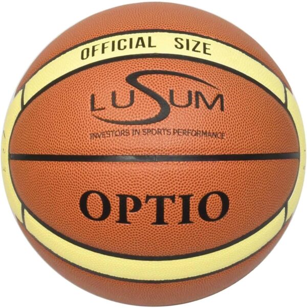 Lusum Optio Indoor Outdoor PU Leather Basketball Size 5 6 7